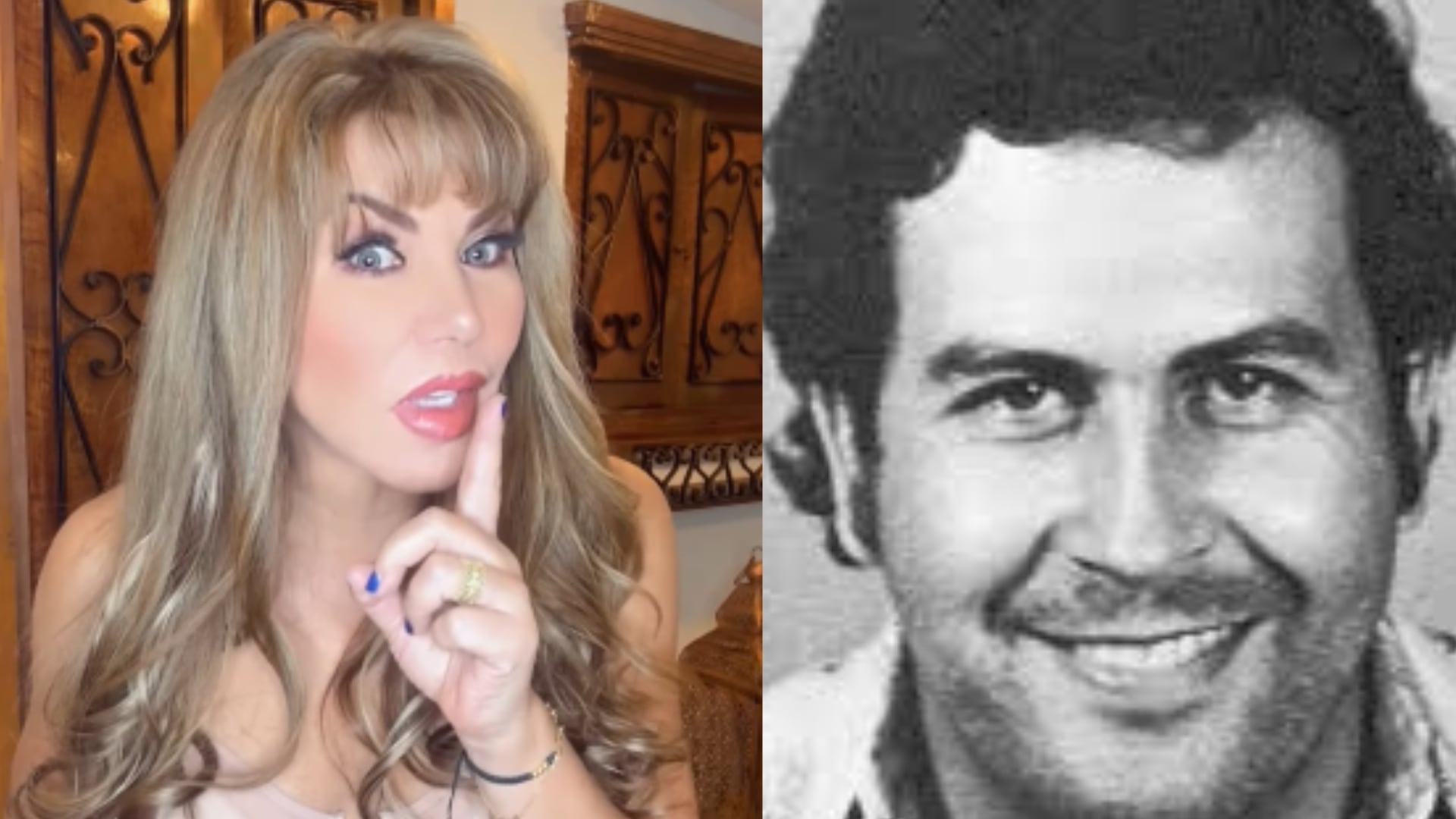 Lady Noriega y Pablo Escobar