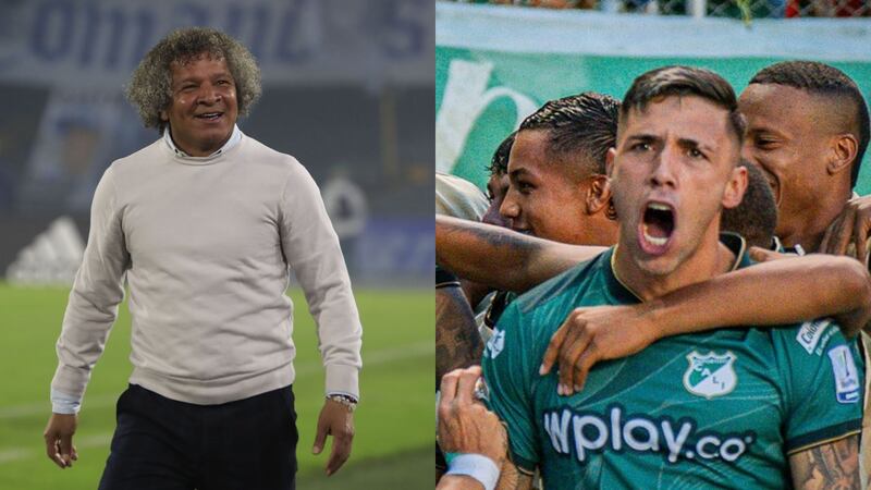 Alberto Gamero y Deportivo Cali - Fotos: Redes sociales de Millonarios y Cali