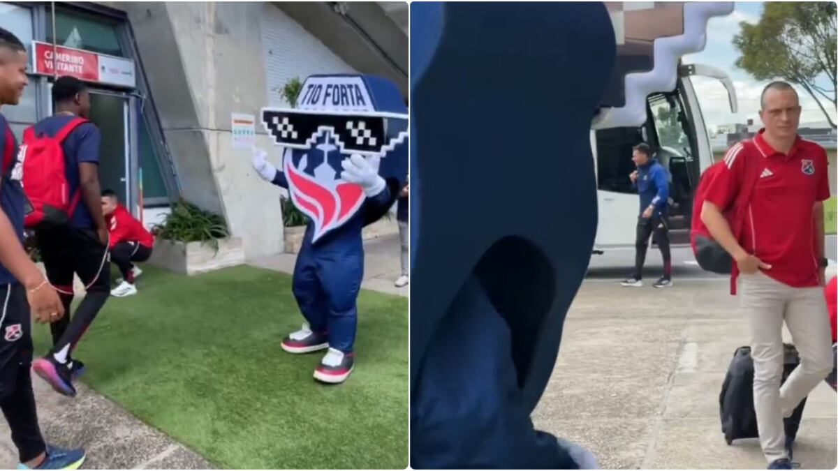 Fortaleza se burló del DIM y al DT Restrepo no le gustó de a mucho la cargada