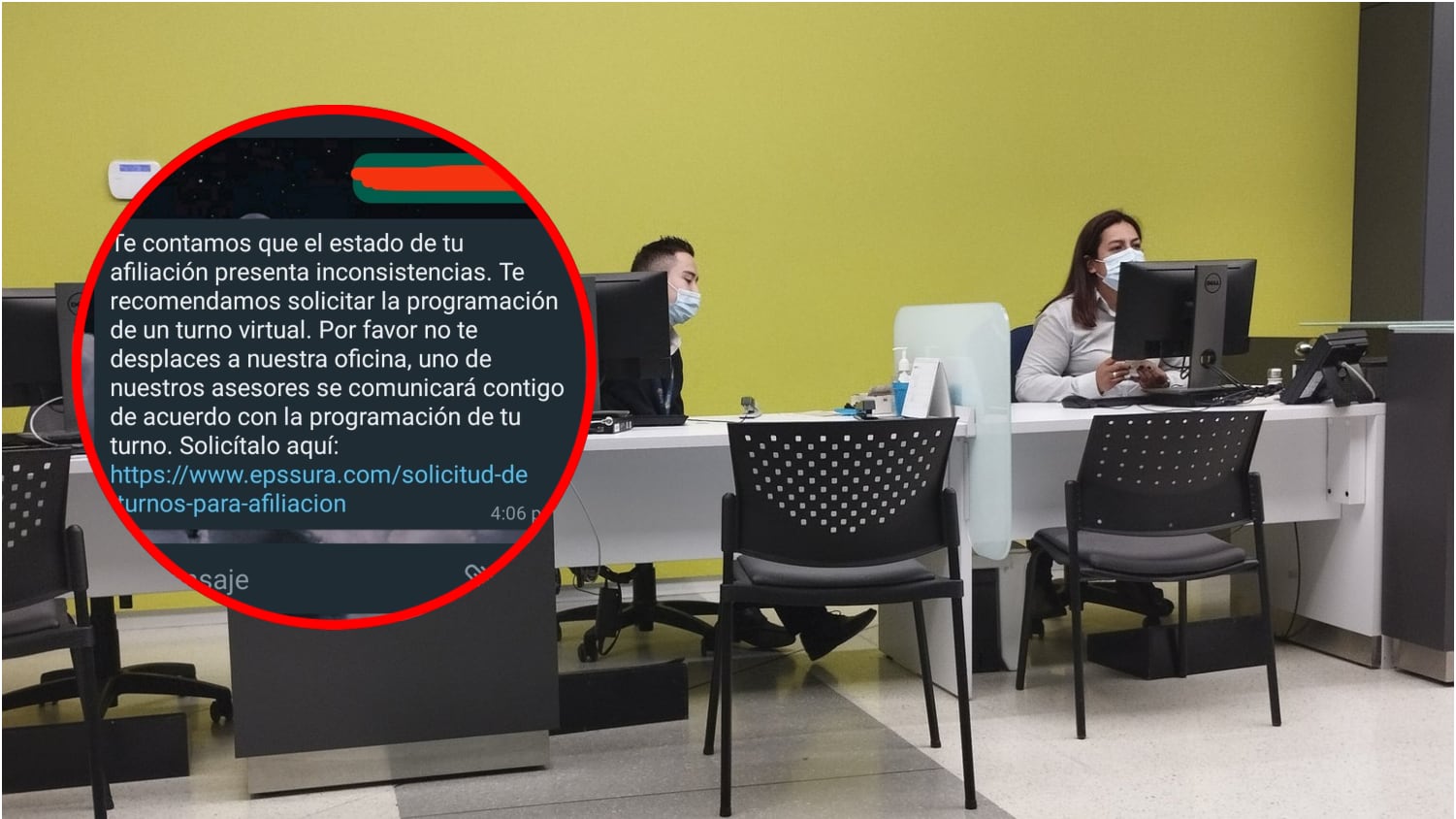 Problemas en la EPS Sura