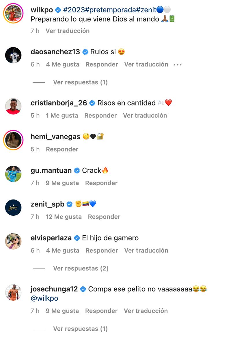 Comentarios sobre el nuevo peinado de Wílmar Barrios