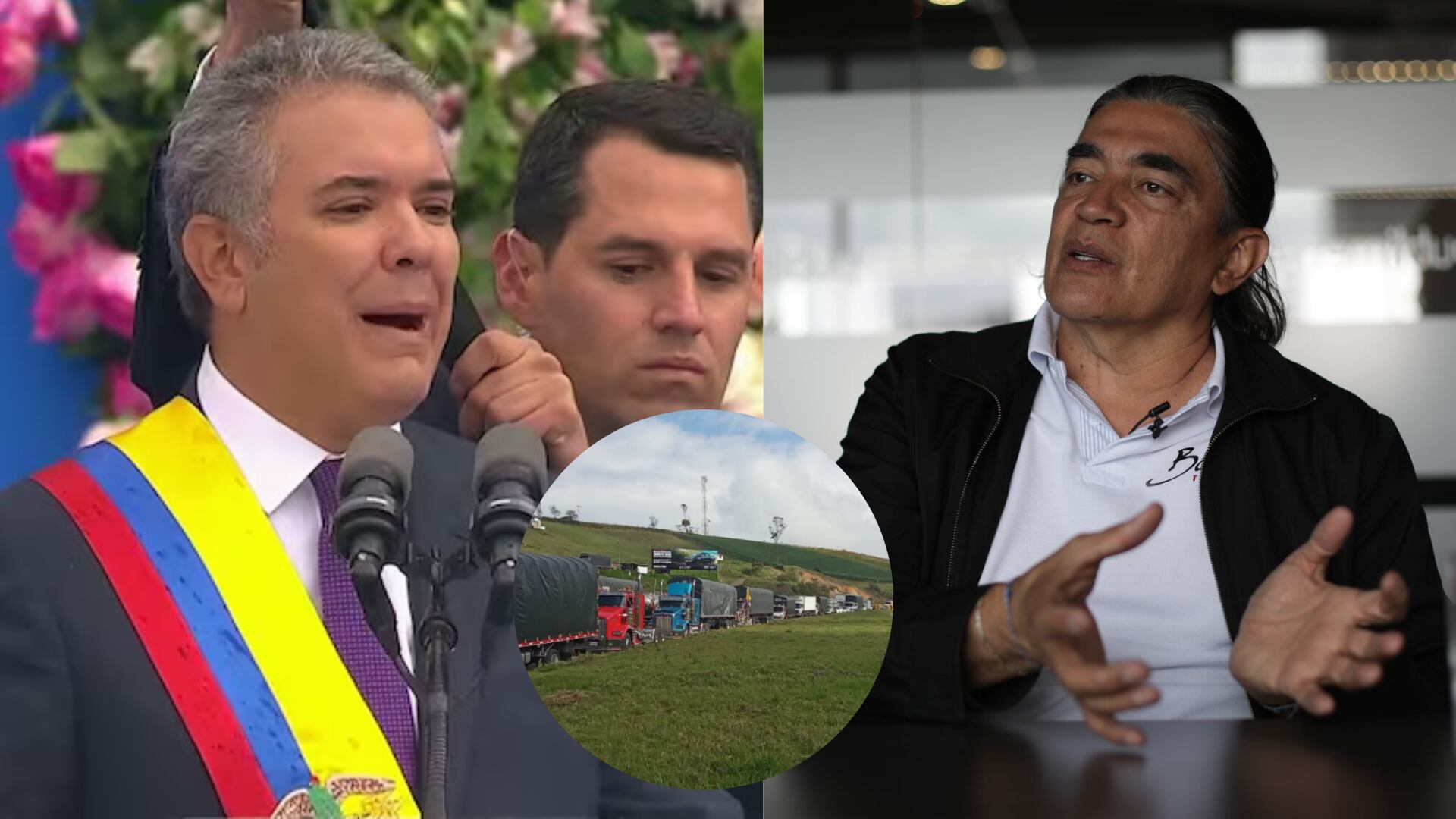 Gustavo Bolívar culpó a Iván Duque del paro camionero
