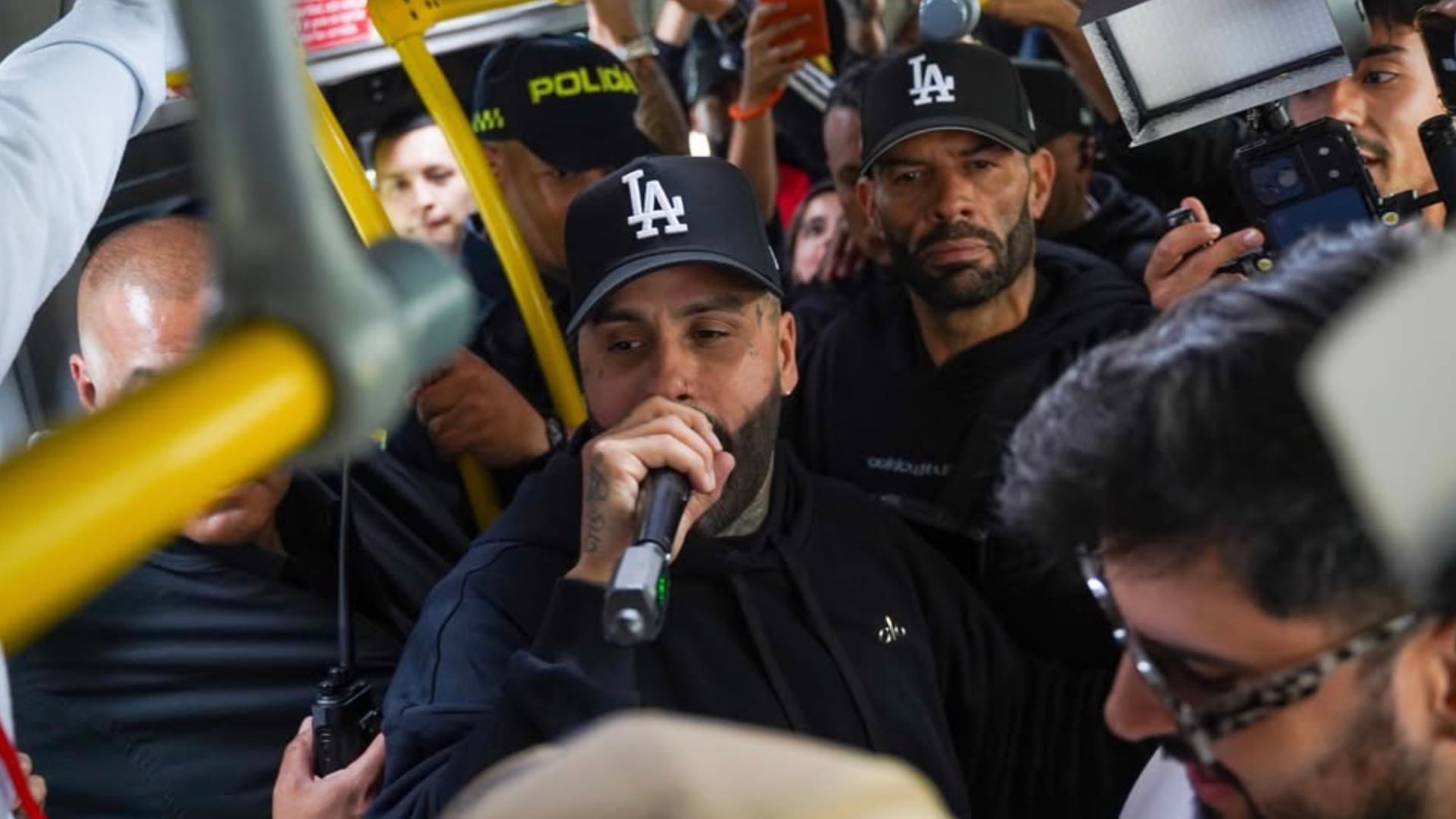 Nicky Jam en TransMilenio