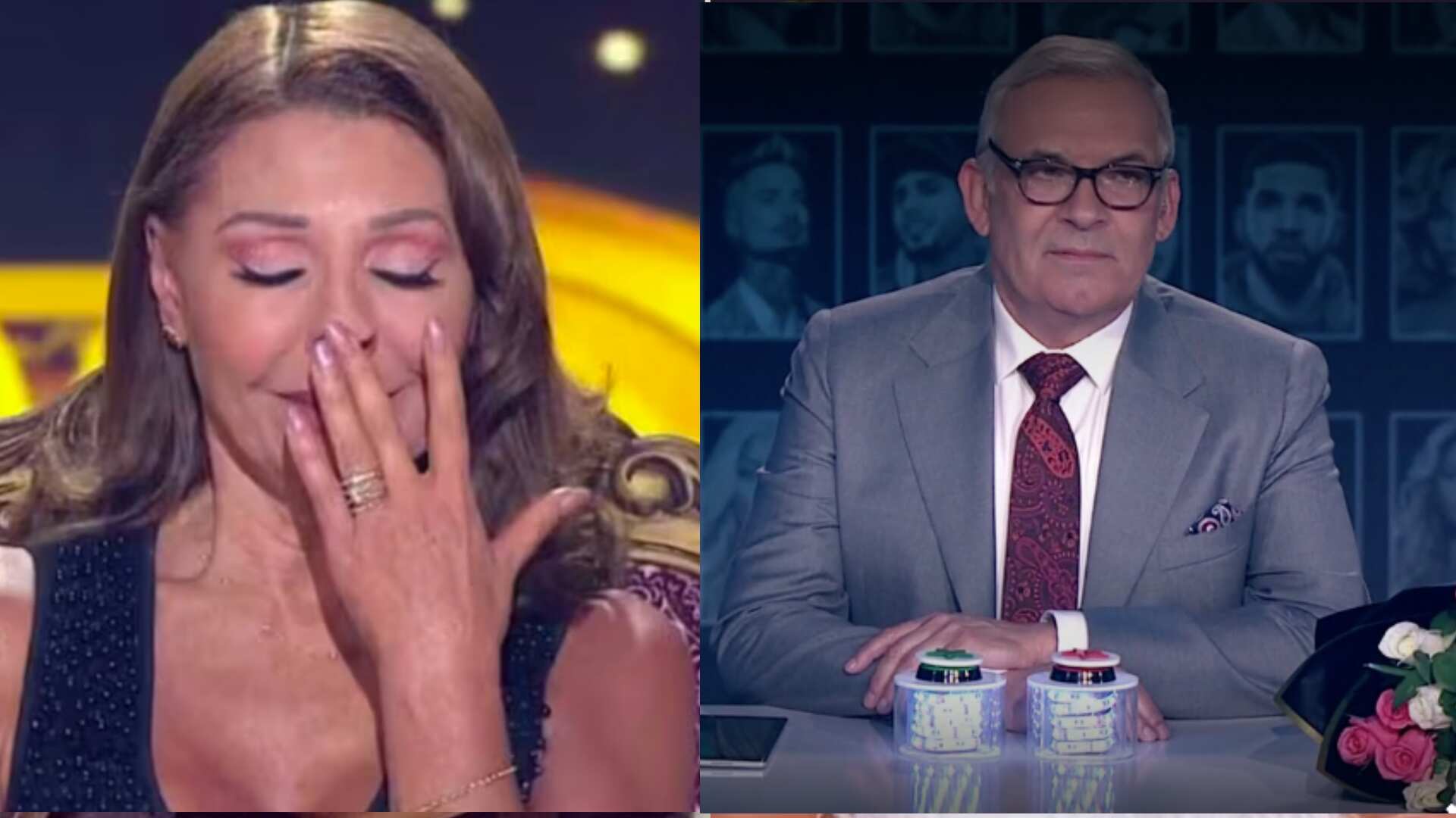 Amparo Grisales derramó lágrimas ante la sorpresa de César Escola