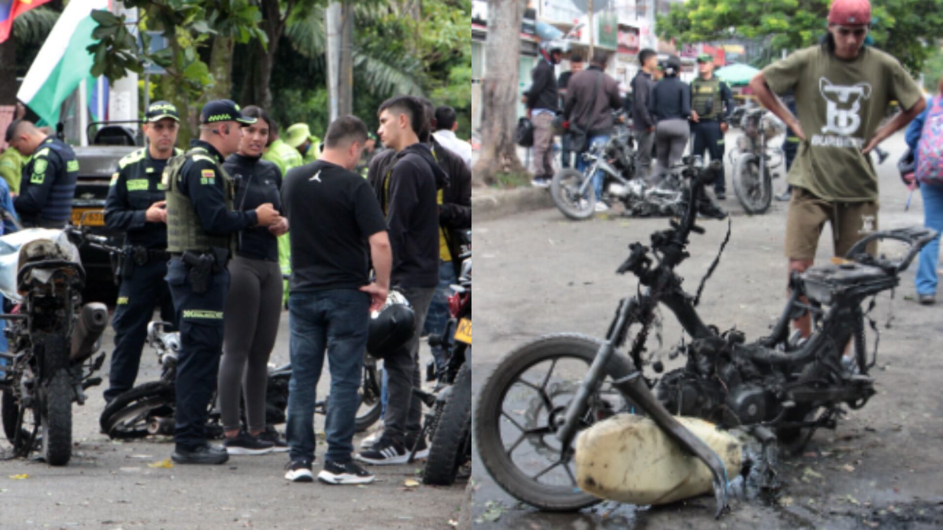 Atentados terroristas en el Cauca y Valle del Cauca.