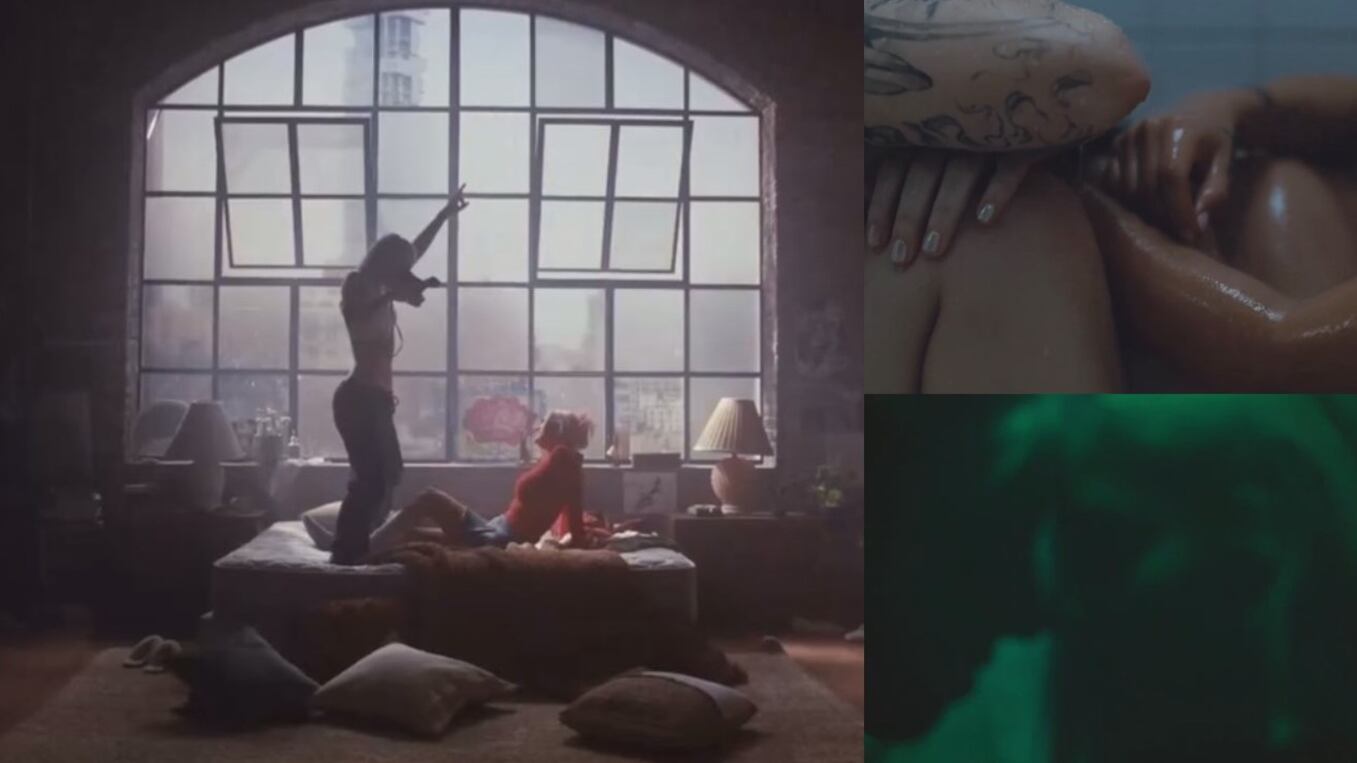 En el video de 'Contigo' se ve a Karol G duchándose con otra mujer y muchos aseguran es Young Miko, la cantante con la que se le ha relacionado.