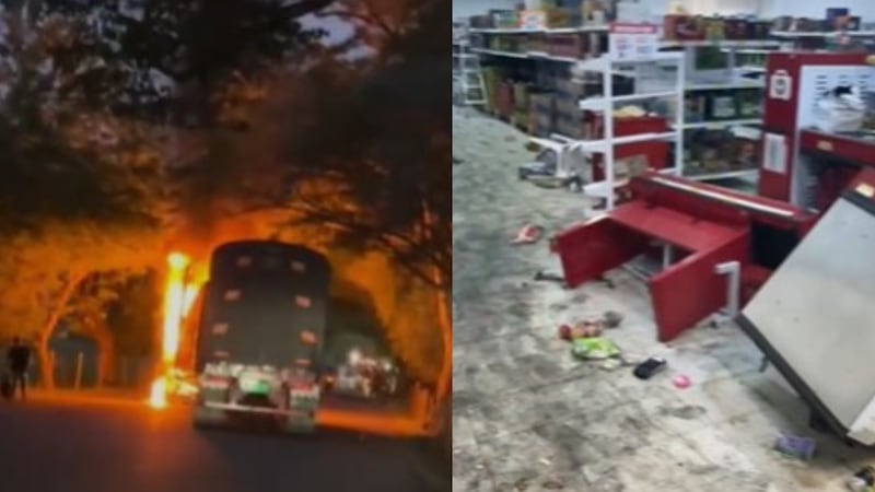 Paro minero en el Bajo Cauca: Saquearon supermercado y se recrudece la violencia en las calles