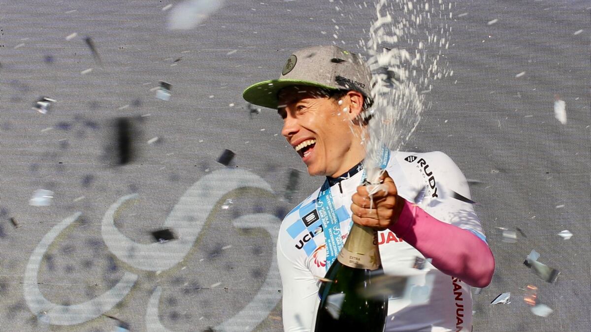Miguel Ángel López, campeón nacional de Colombia en contrarreloj individual