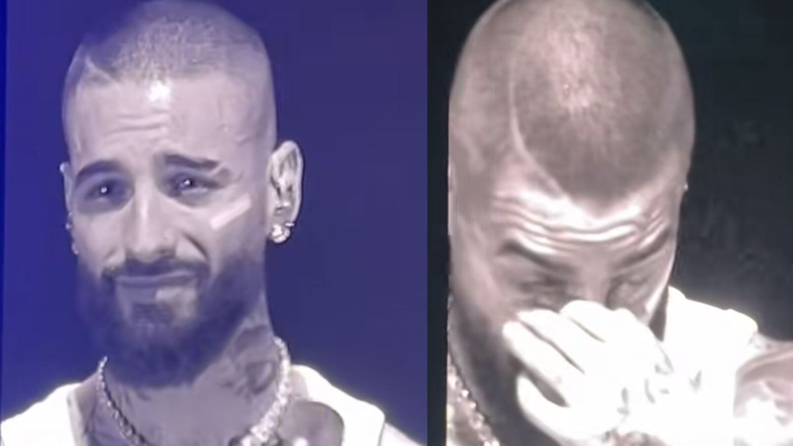 Maluma se puso llorar en pleno concierto por esta razón