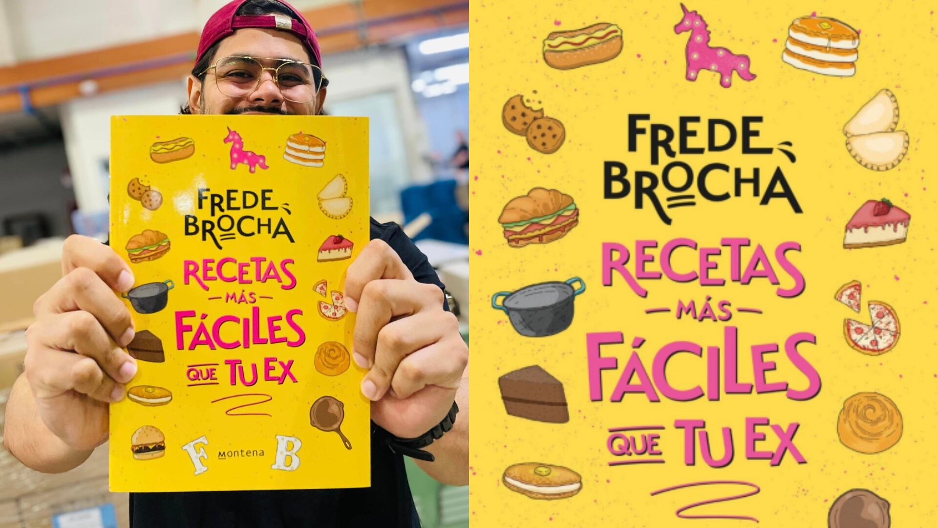 Frede Brocha lanza su libro 'Recetas más fáciles que tu ex'