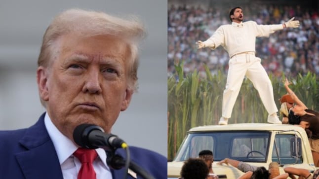 Foto Trump califica de “terrible” el show de Bad Bunny y genera choque cultural.