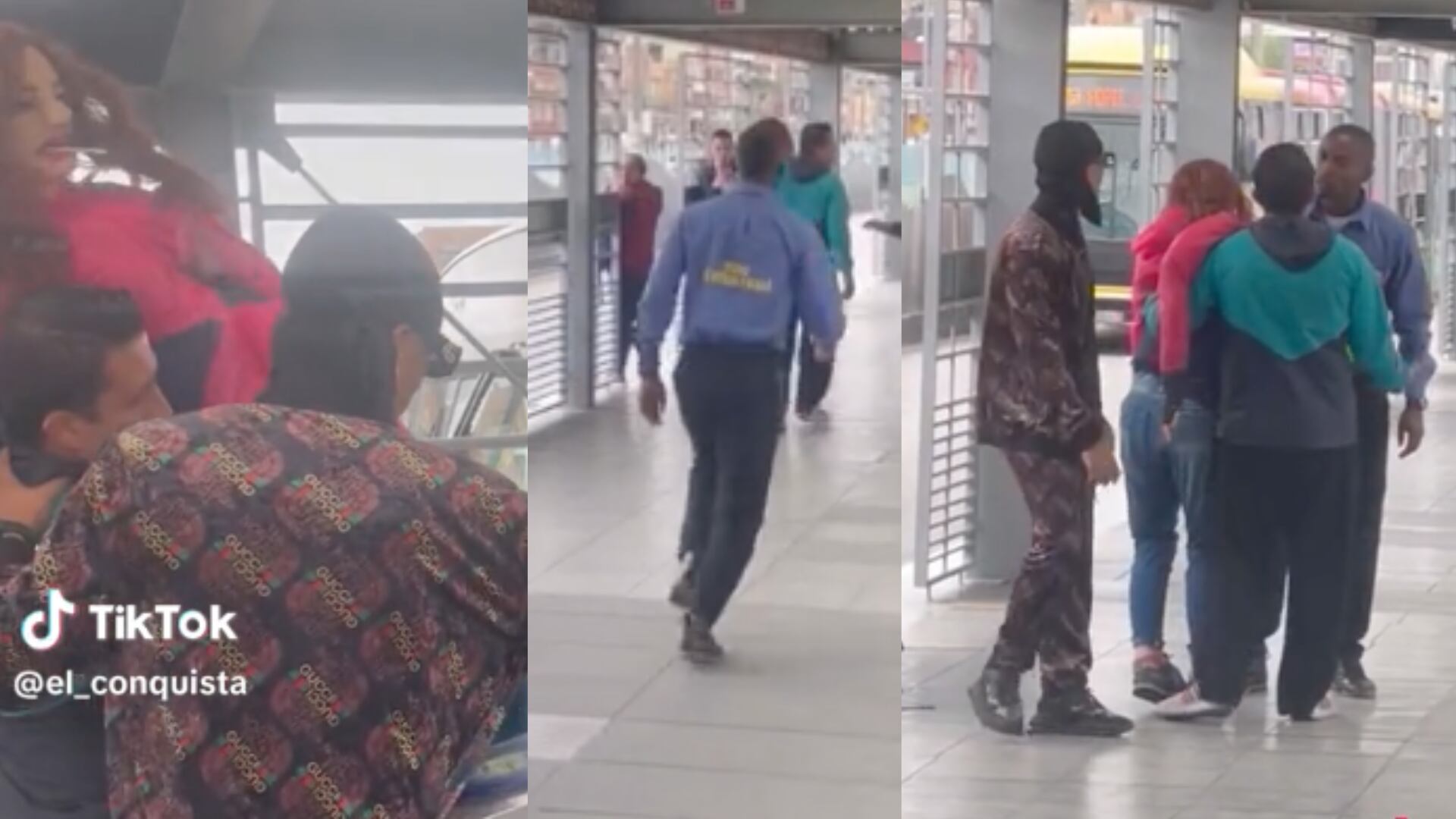 Familia de trapo se coló en TransMilenio