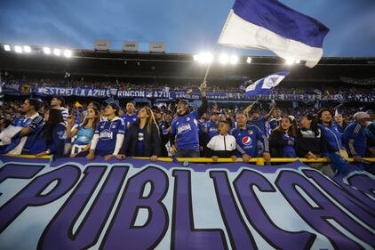 Millonarios VS Atlético Nacional por la final de la Liga Betplay I 2023 en el estadio El Campín de Bogotá