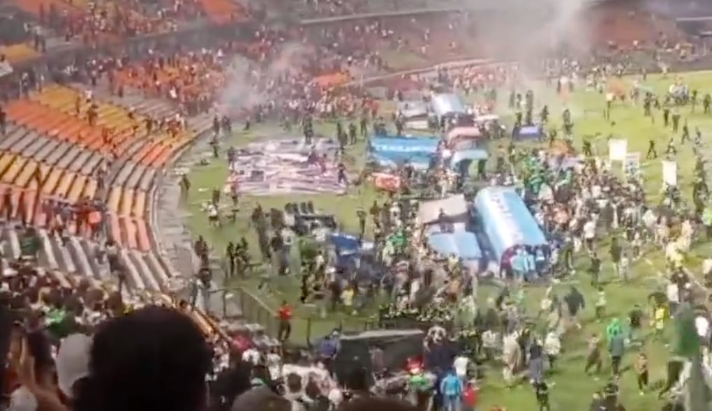 Fuertes sanciones a DIM y Atlético Nacional por batalla campal en final de la Copa BetPlay