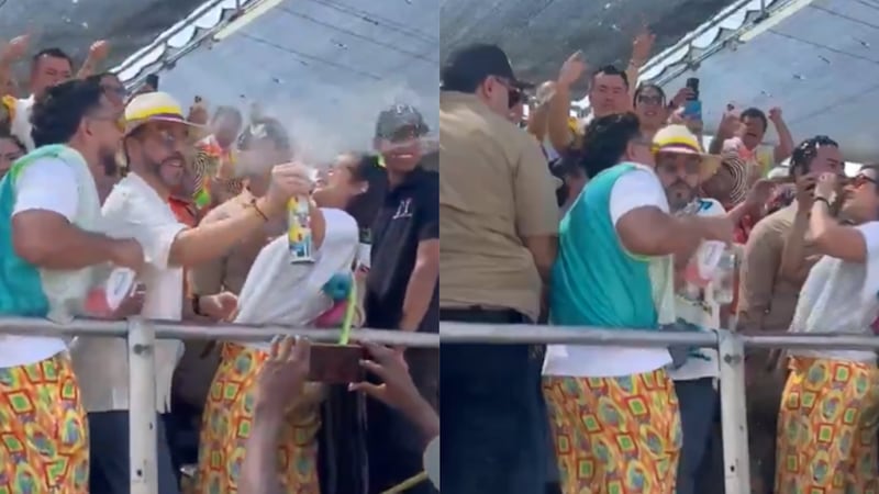 Barranquilleros le sacaron las ‘garras’ a De la Espriella gritándole “solo Petro en esta mondá” en el Carnaval