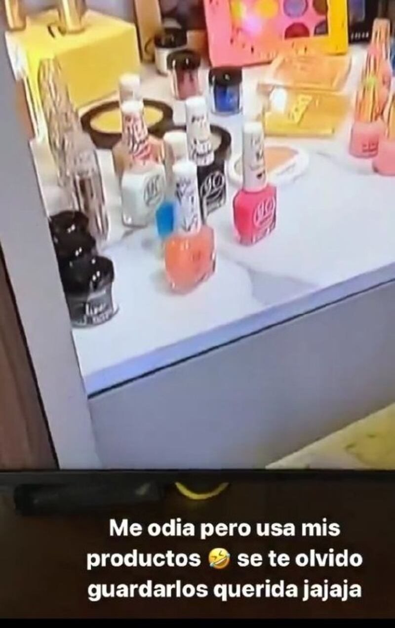 Yina Calderón dejó en evidencia que 'Epa Colombia' usa sus esmaltes