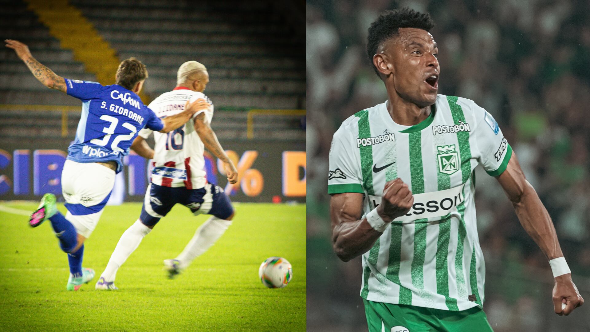 Liga BetPlay - Fotos: Helber Vargas para Publimetro Colombia y redes sociales de Nacional tomadas el 2 de octubre del 2025