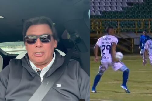 Eduardo Pimentel se despachó en insultos contra los periodistas de Win Sports por penal no sancionado al Boyacá Chicó