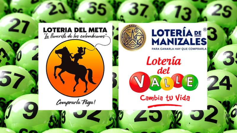 Loterías de Meta, Manizales y Valle: Resultados de los sorteos realizados el miércoles 29 de abril del 2026
