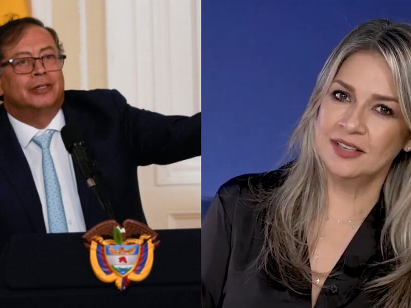 “Miserable, infame... Dios te perdone”: Vicky Dávila a Petro tras hablar de la familia de su esposo en discurso en la Plaza de Bolívar