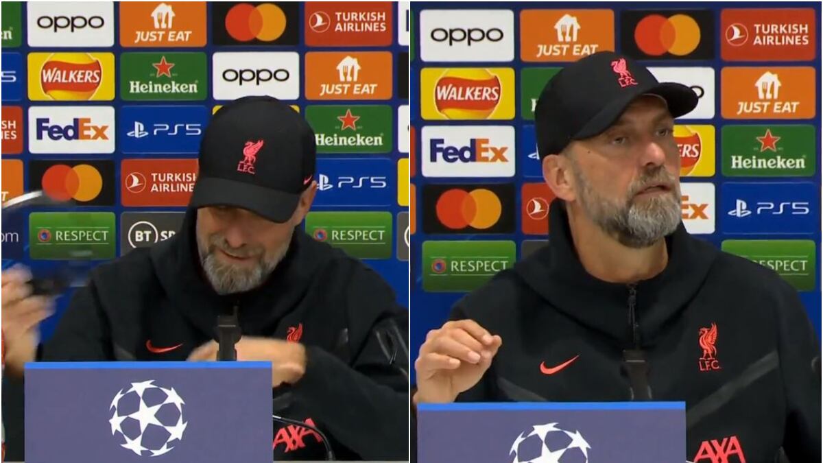 Klopp perdió la paciencia ante absurda pregunta de un periodista español