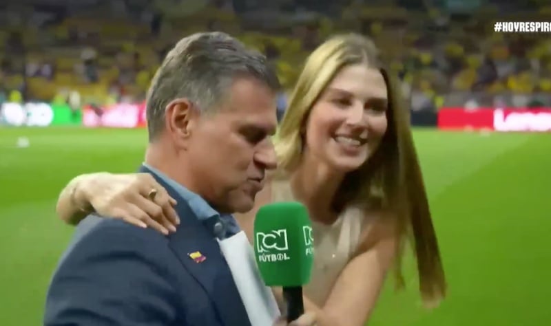 Andrea Guerrero y Ricardo Henao - Foto: Captura de pantalla de la transmisión oficial de RCN el 18 de junio del 2026
