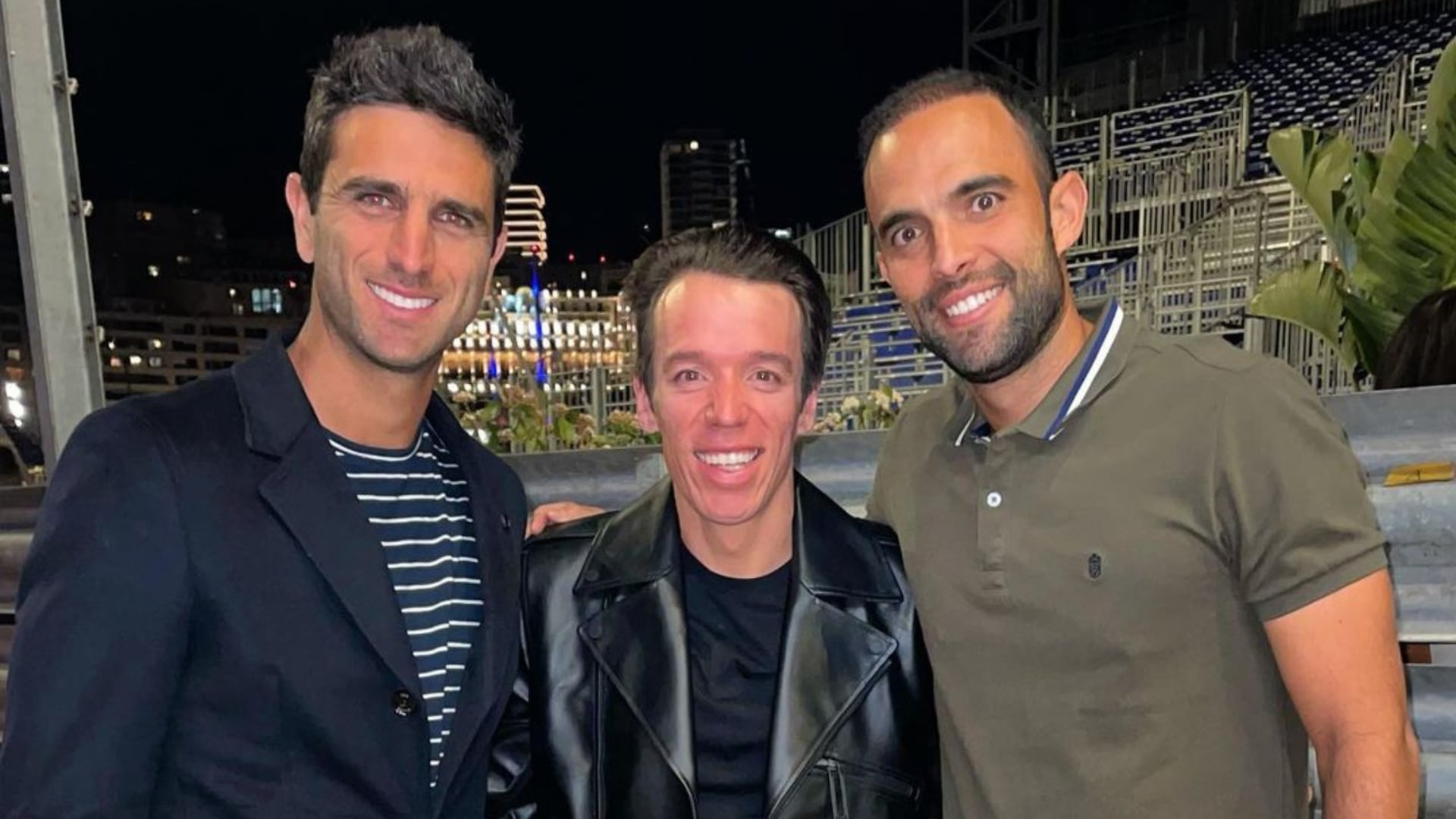 Juan Sebastián Cabal visitó el restaurante de Rigoberto Urán