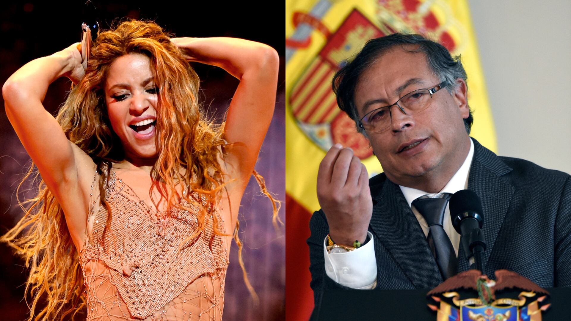Gustavo Petro acudió a Shakira para promocionar su reforma laboral.