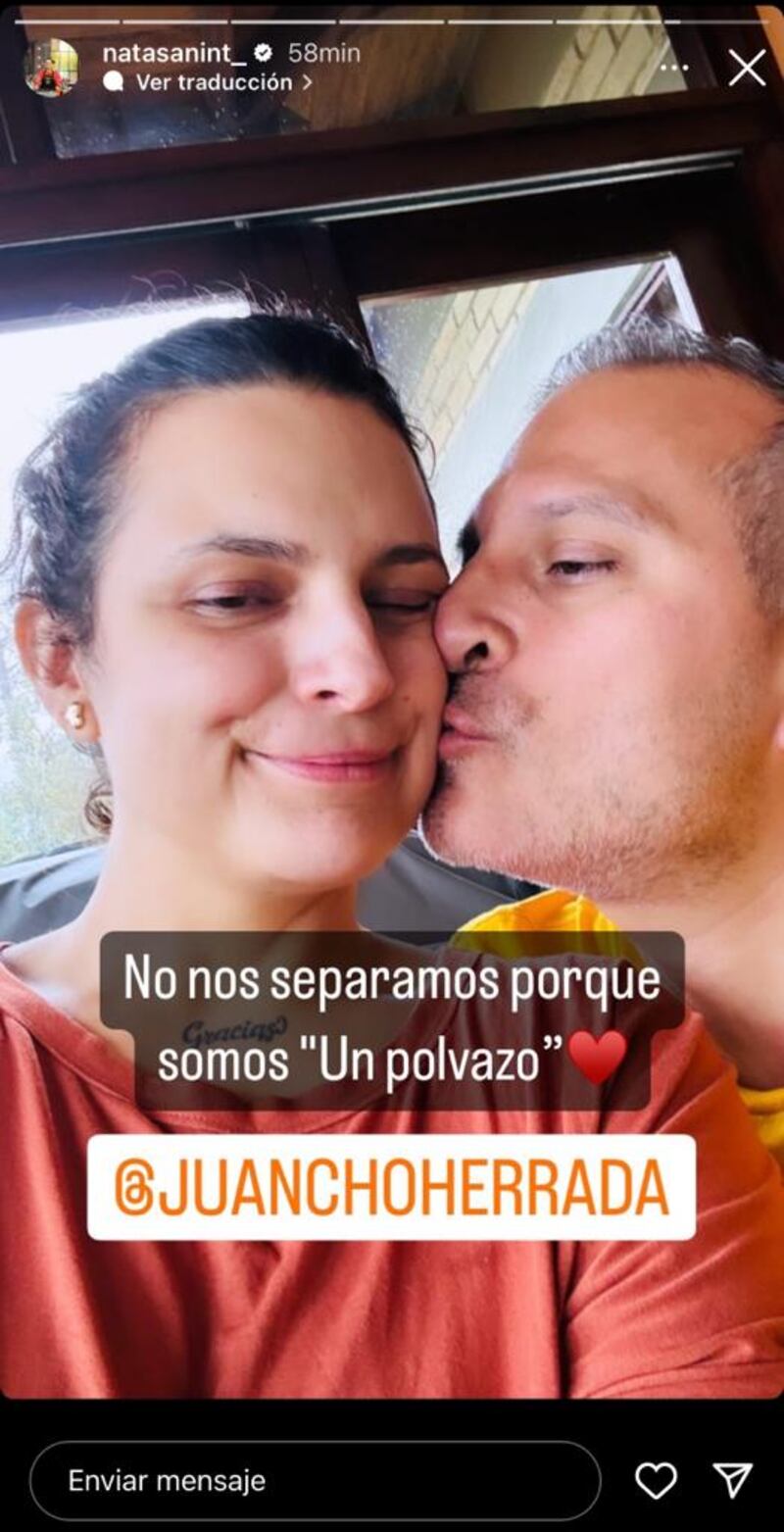 Natalia Sanint MasterChef Celebrity reveló si se separó de su esposo el chef y piloto