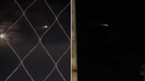 Avistamiento de meteoritos en Bogotá y Medellín.