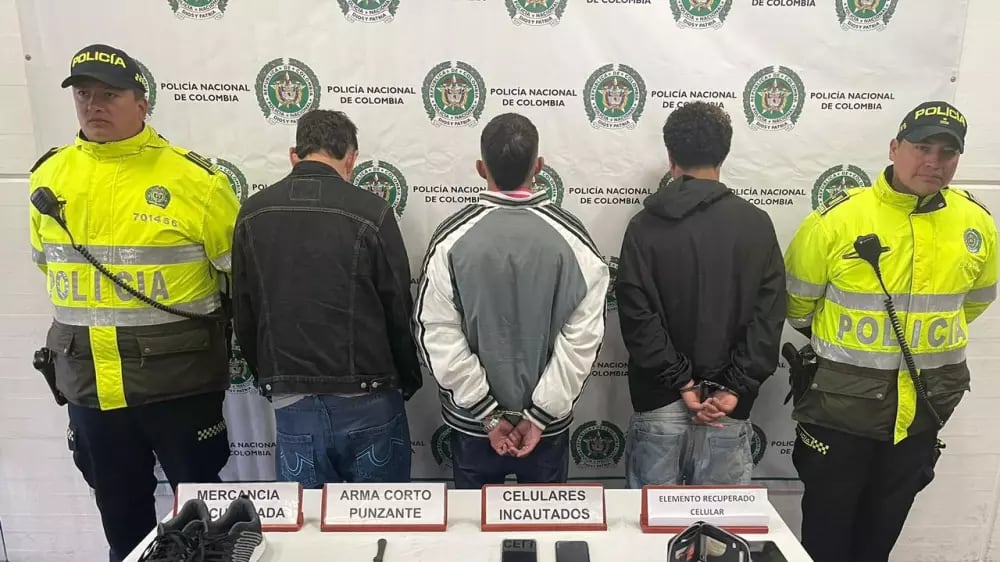 Capturados en Ciudad Bolívar.