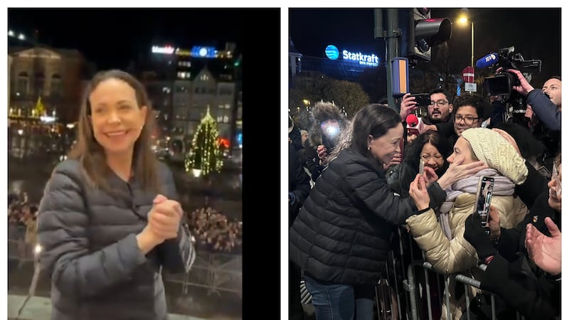 “Oslo, aquí estoy”: María Corina Machado llega a recibir el premio nóbel de la paz