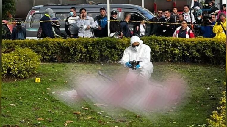 Conductor de plataforma asesinado en Bogotá.