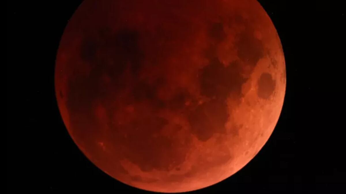 El último eclipse lunar del 2022 en todo su esplendor