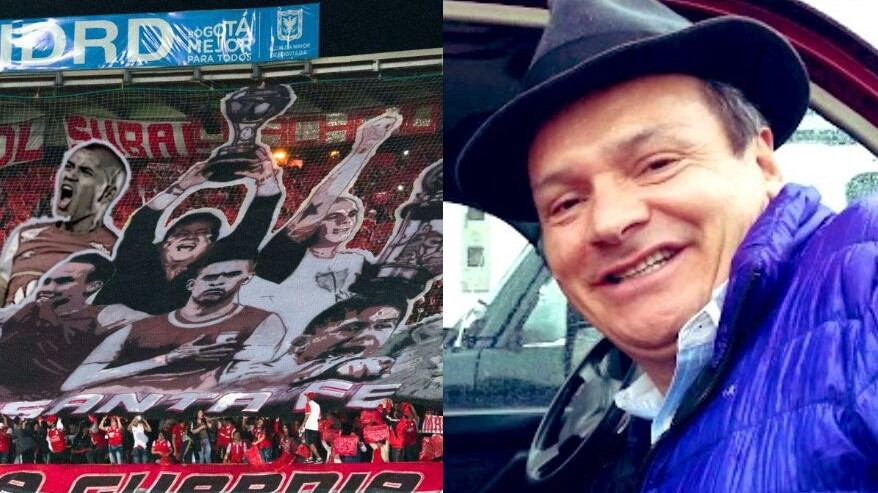 Don Jediondo y la hinchada de Santa Fe