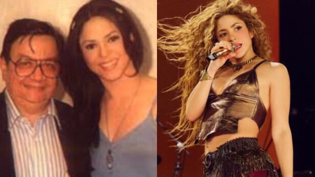 Foto de Édgar García Ochoa Flash junto a Shakira.