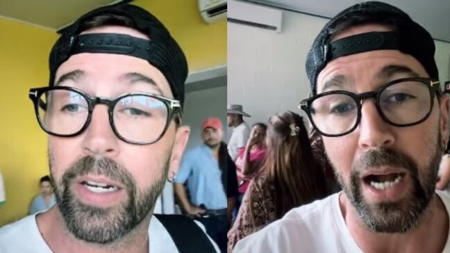 Lucas Arnau molesto contra aerolínea que le canceló el vuelo en Tolú.