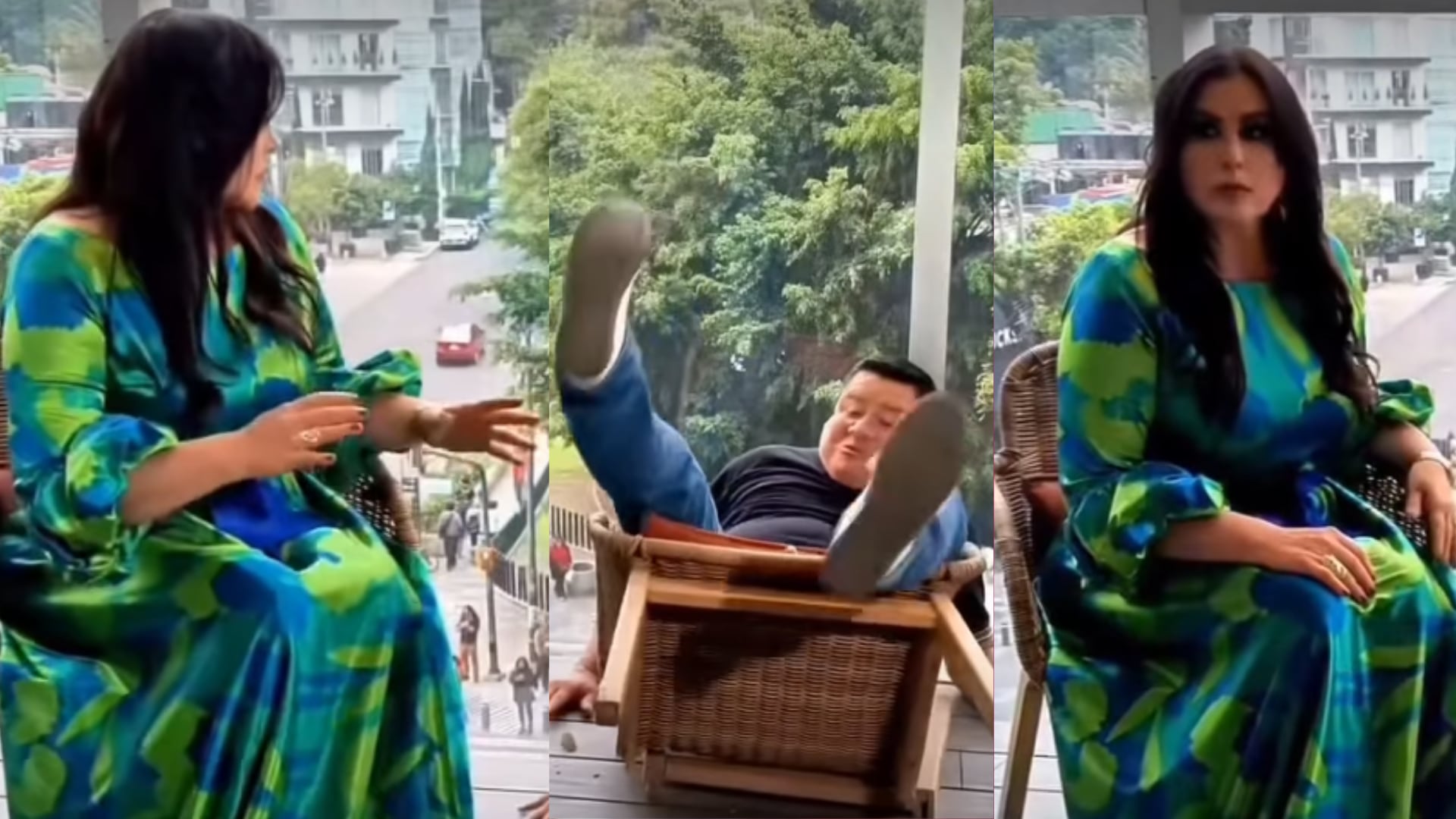 Periodista y Arelys Henao.