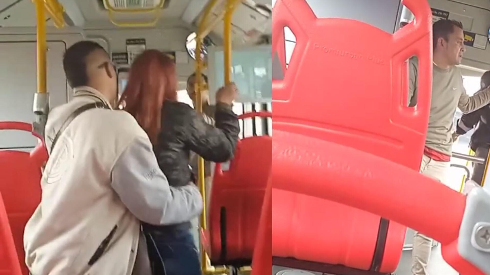 Hombre enfrentó a dos presuntos consumidores en TransMilenio