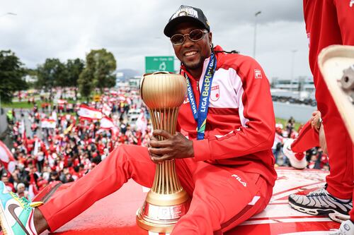 El impresionante dato de Hugo Rodallega en las finales del fútbol colombiano con Santa Fe