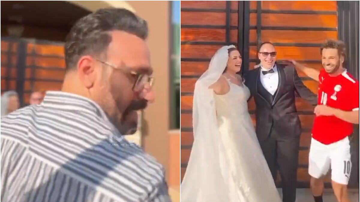 Salah se coló en la sesión de fotos de unos recién casados que quedaron locos