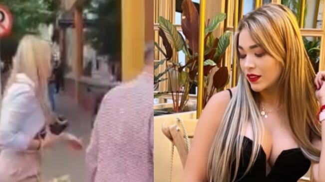 Day Vásquez llega a comparecer ante la Procuraduría en Barranquila.