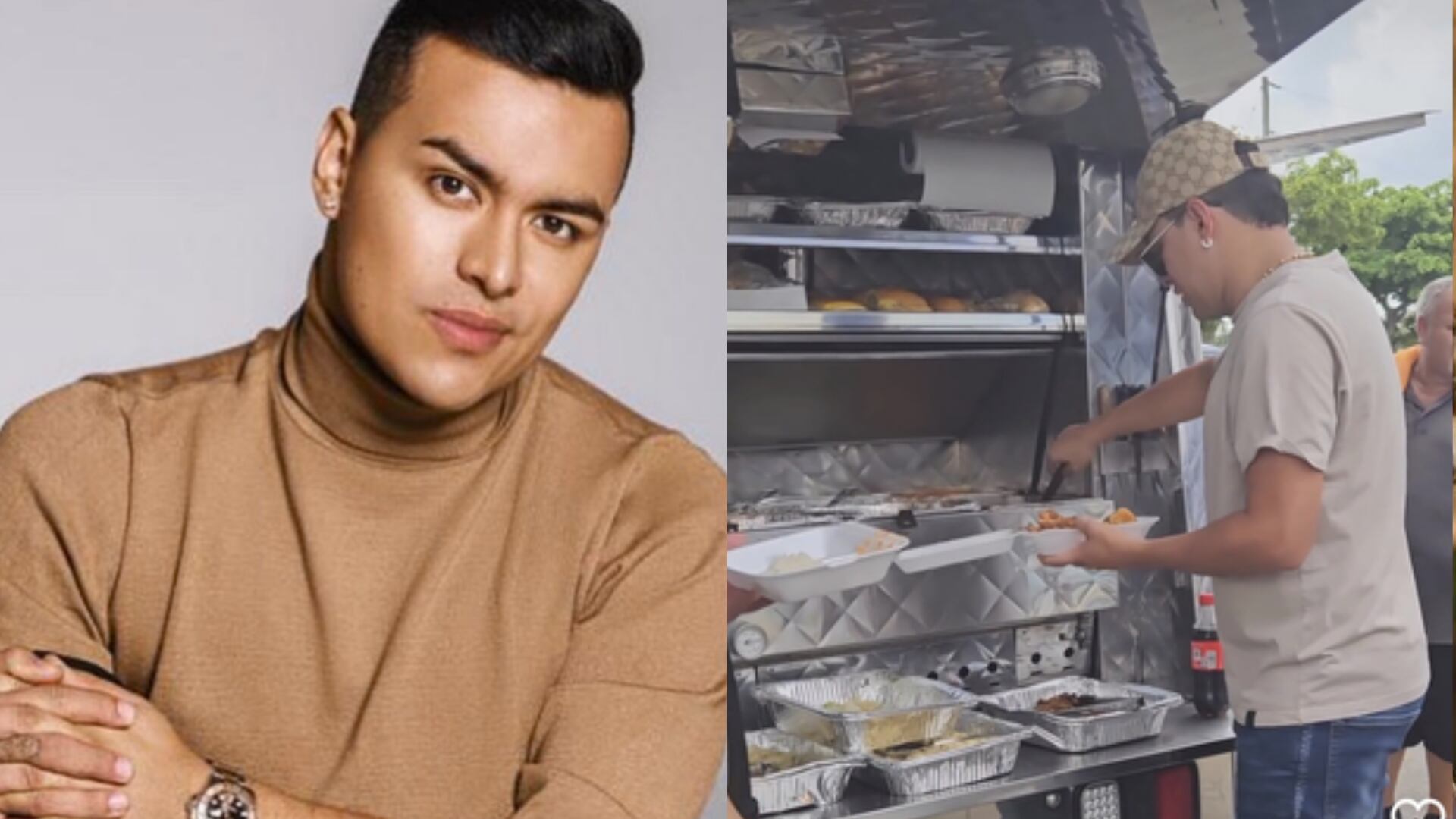 Yeison Jiménez se mostró orgulloso de comer frijoles en la calle