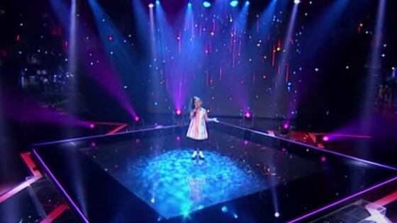 Tamara avanzó en La Voz Kids pese a su problema de tartamudez