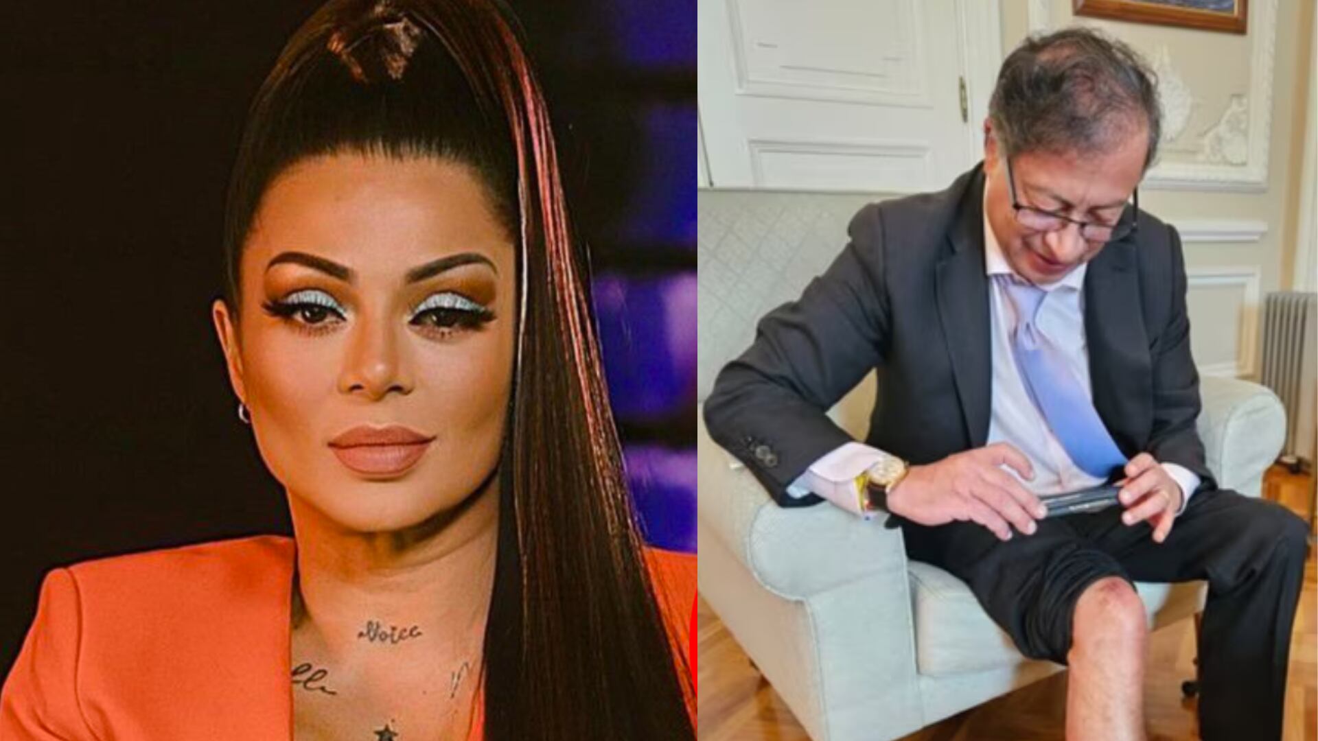 Marbelle se indignó por la incapacidad médica de Gustavo Petro por caída en Cartagena