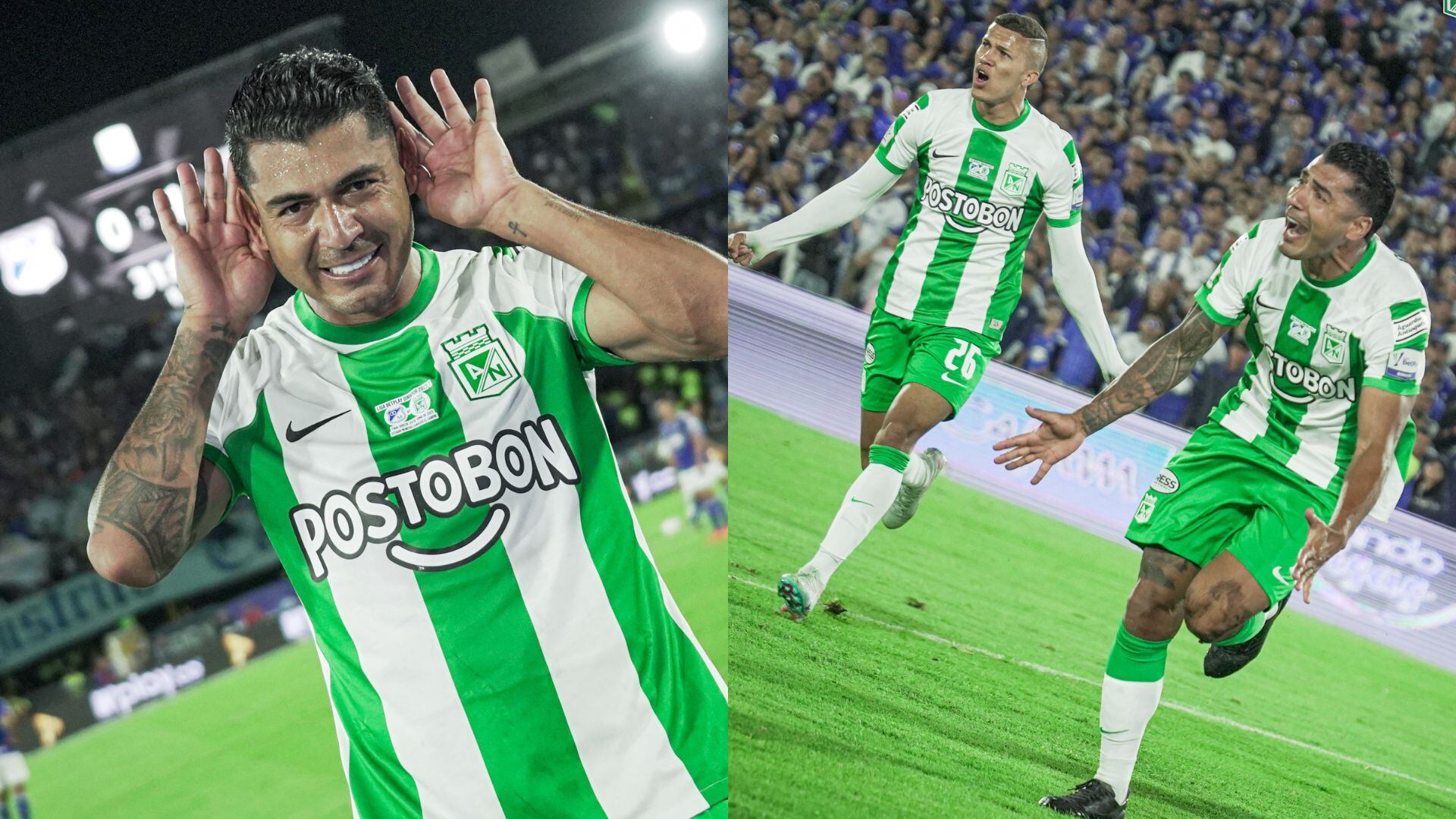 Jefferson Duque abrió el marcador en la final Millonarios-Nacional.