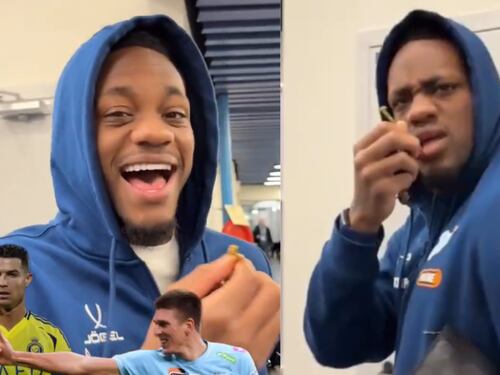 Jhon Durán protagonizó curioso momento con un periodista: Primero se rio con su pregunta y después se molestó por la misma