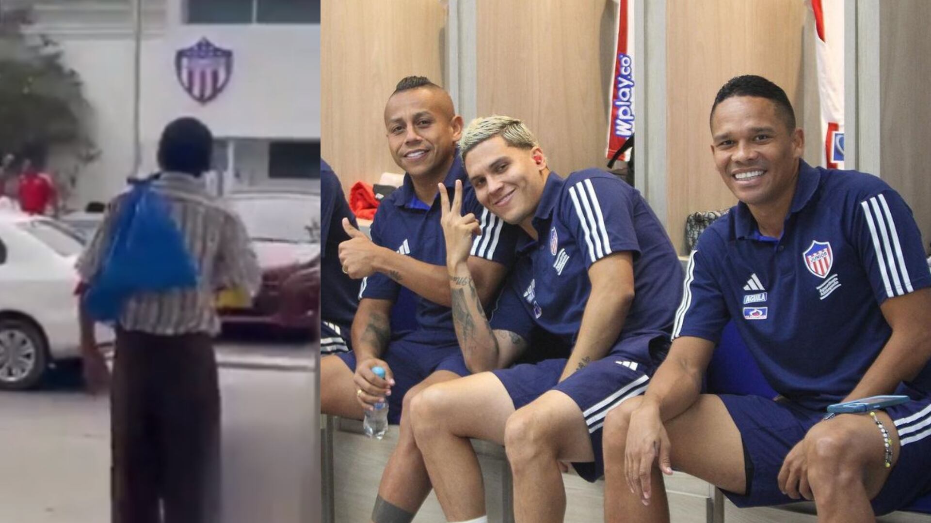 Hincha del Junior pasó por la sede del club y regañó a los directivos