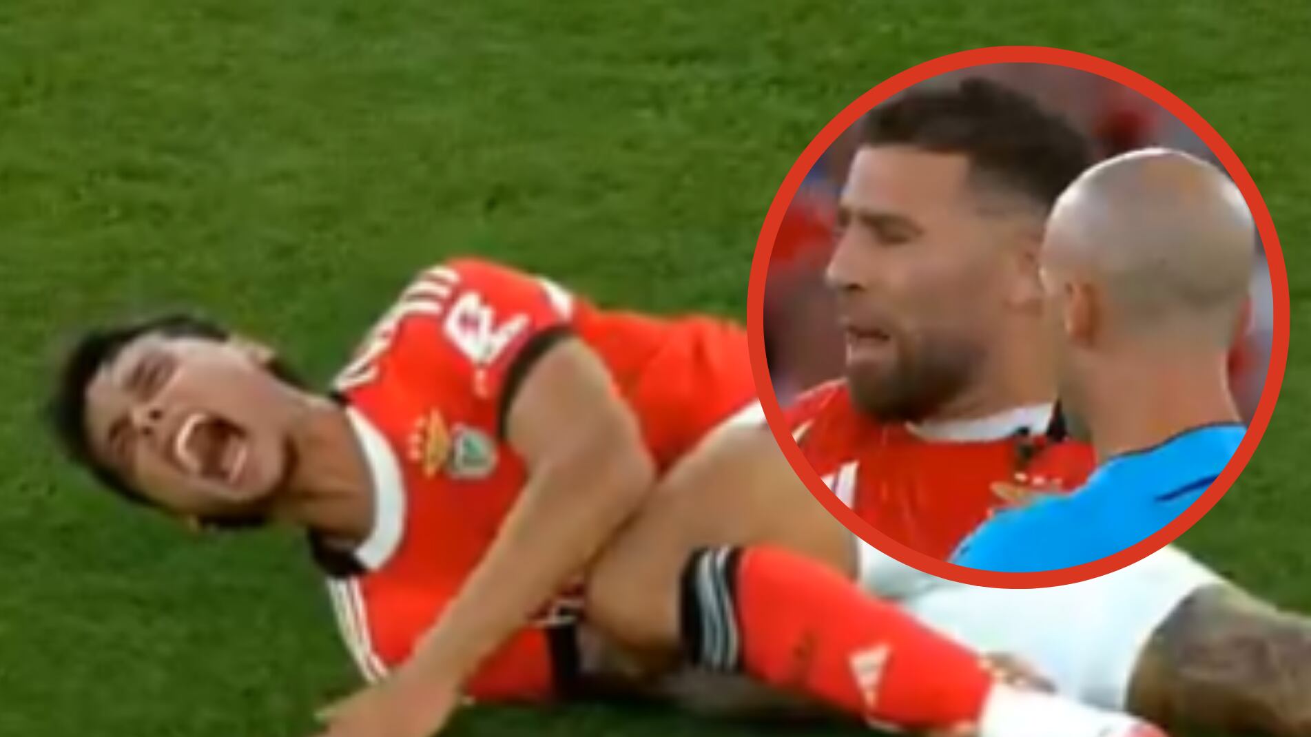 Otamendi y Richard Ríos