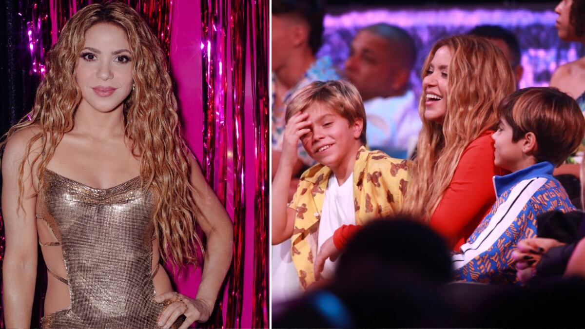 Milan y Sasha, los hijos de Shakira, son los fanáticos número uno de la cantante